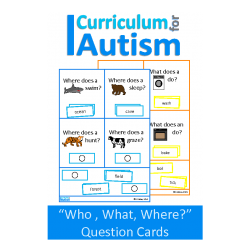 Who, What, Where Questions Task Cards